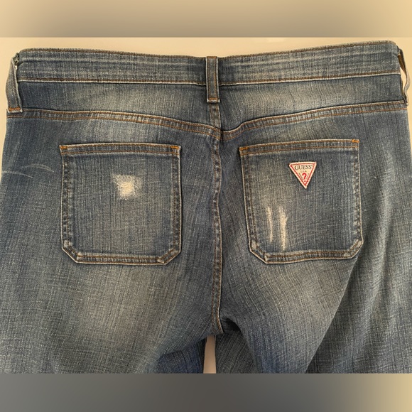 Guess Ryder Low - Rise Flare Jeans. Light Breeze. Size 30. - Picture 7 of 12